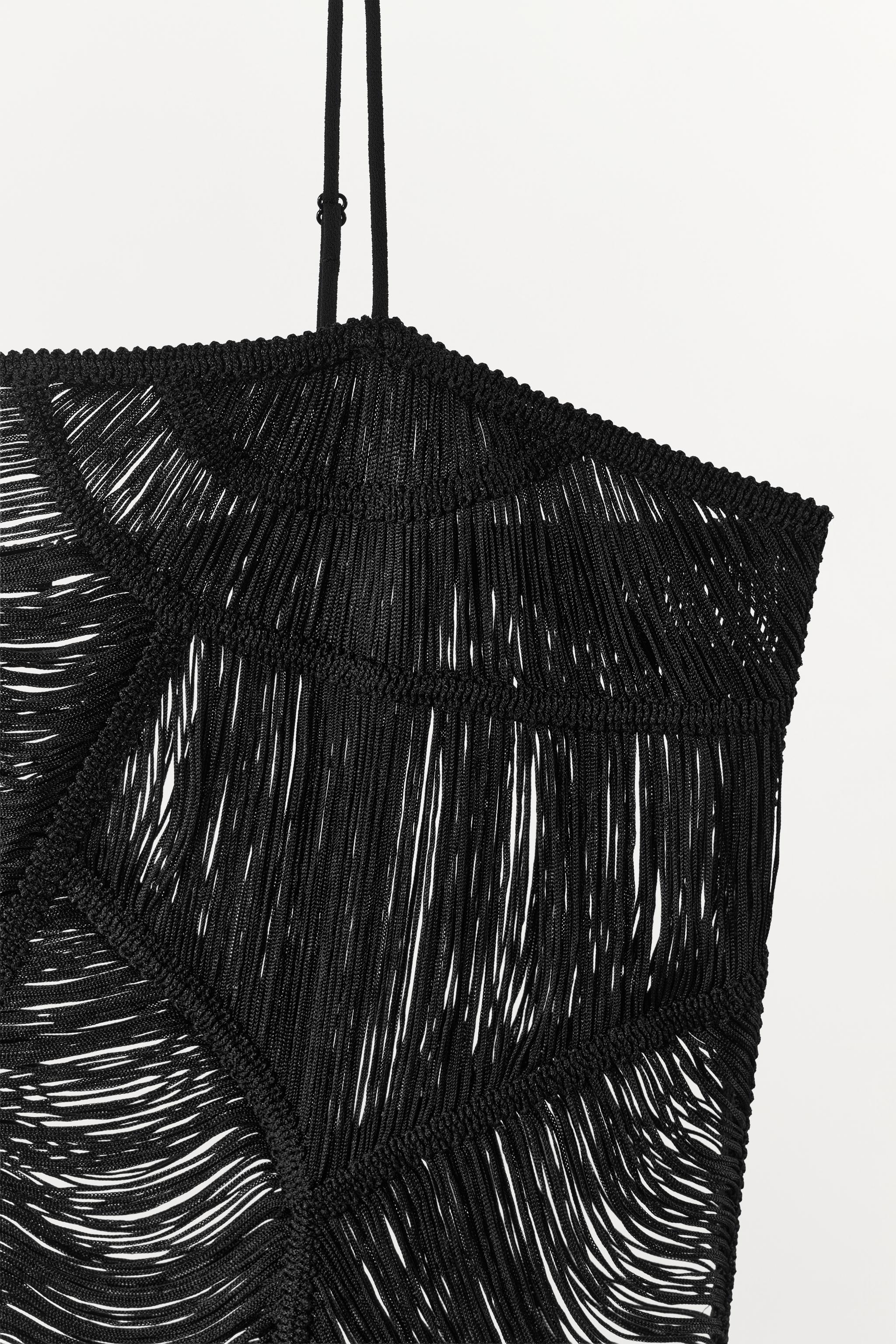 ROBE COURTE À FRANGES